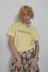 SHEER CHECK SCARF -YELLOW KHAKI-